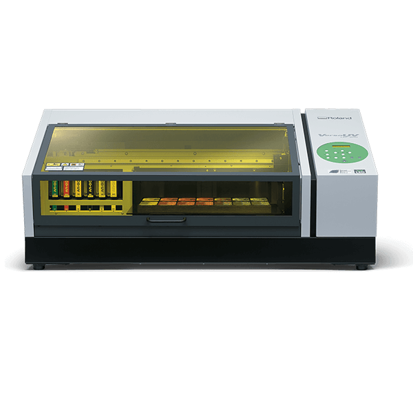 $399/Month Roland LEF-12i (add Bofa) VersaUV 12” 6-Colors Benchtop UV Flatbed Printer - Desktop UV Flatbed Printer