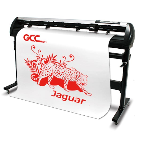 $109/Month New GCC J5-183LX 72" Inch (183cm) Jaguar V Vinyl Cutter With Enhanced AAS II Contour Cutting System Including Media Basket And Stand