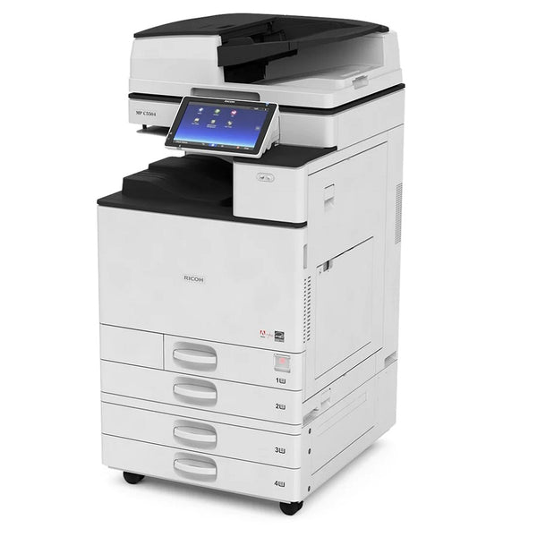 $69/Month Ricoh MP C6004EX 60PPM Office Color Laser Multifunction Photocopier Printer (Copy, Scan, Optional Fax) 11X17, 12x18 With 1200 x 1200 Dpi Print Resolution