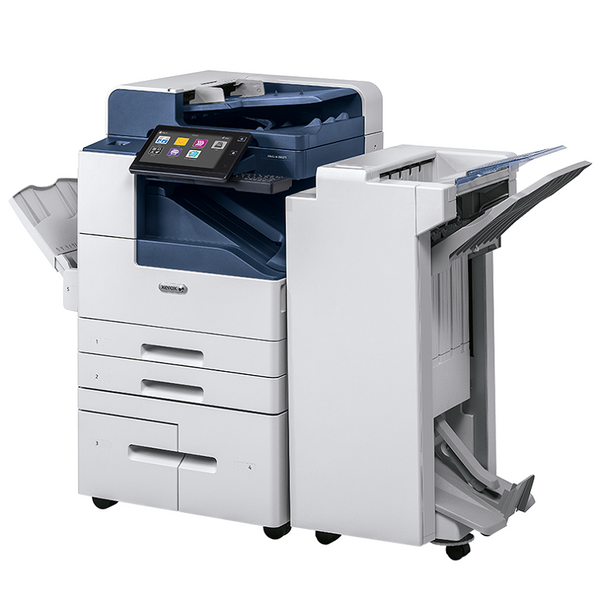 Repossessed Xerox Altalink B8055 55PPM Monochrome Multifunction Laser Copier Printer Color Scanner With Finisher Stapler And Built-in Mobile Connectivity