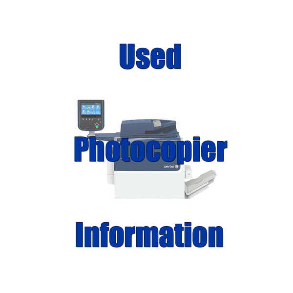 Used Photocopier Information