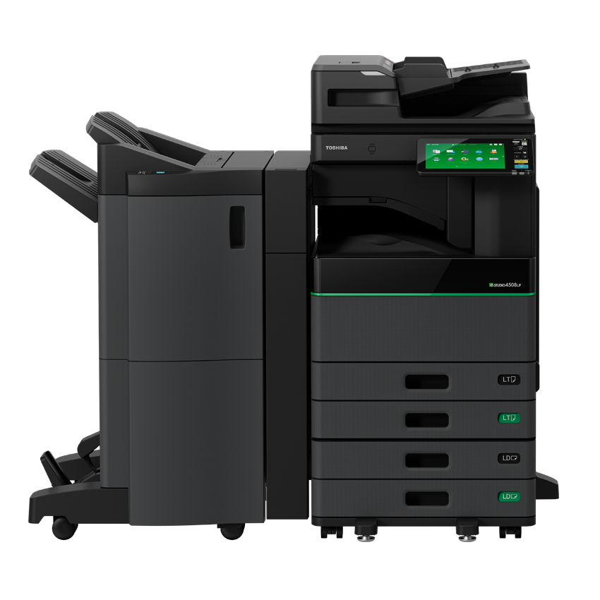 Toshiba E-Studio 4508LP Monochrome Multifunction Printer with Erasable Print Function