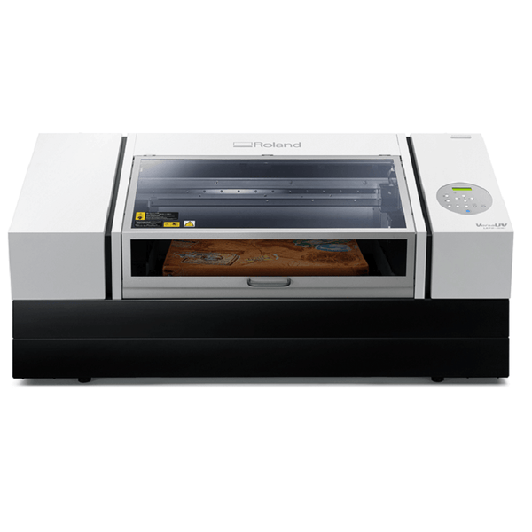 $735/Month Roland VersaUV LEF2 300D (LEF2-300D) 30" Inch 6 Colors UV Benchtop Flatbed Printer With Free RotaryRack W/Optional Primer