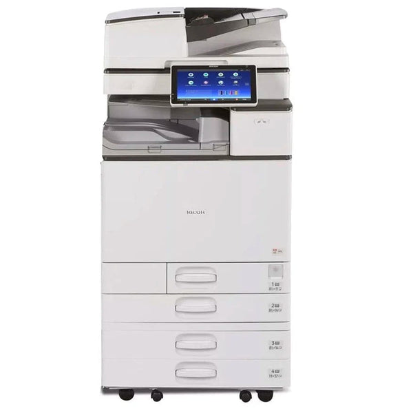 $85/Month Ricoh MP 4055 Mono Multifunction Office Laser Printer/Copier Color Scanner With iPad Style 10.1" Inch Smart Operation Panel