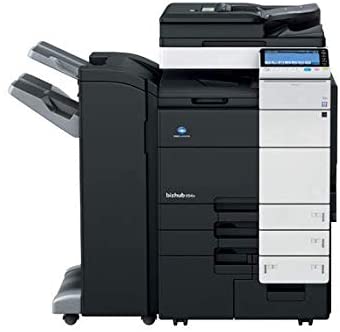 Absolute Toner $78/mon. Konica Minolta 554e Multifunction Color Printer Scanner With Finisher Laser Printer