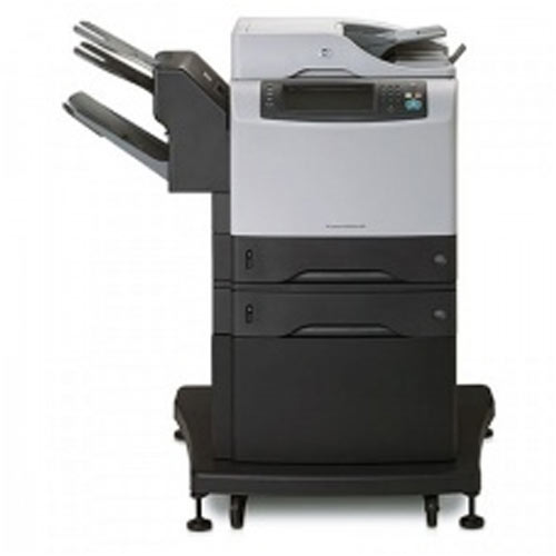 HP REPOSSESSED 4345mfp 4345 Monochrome Copier Printer Scanner with Stapler Finisher Off-Lease Photocopier Great Deal