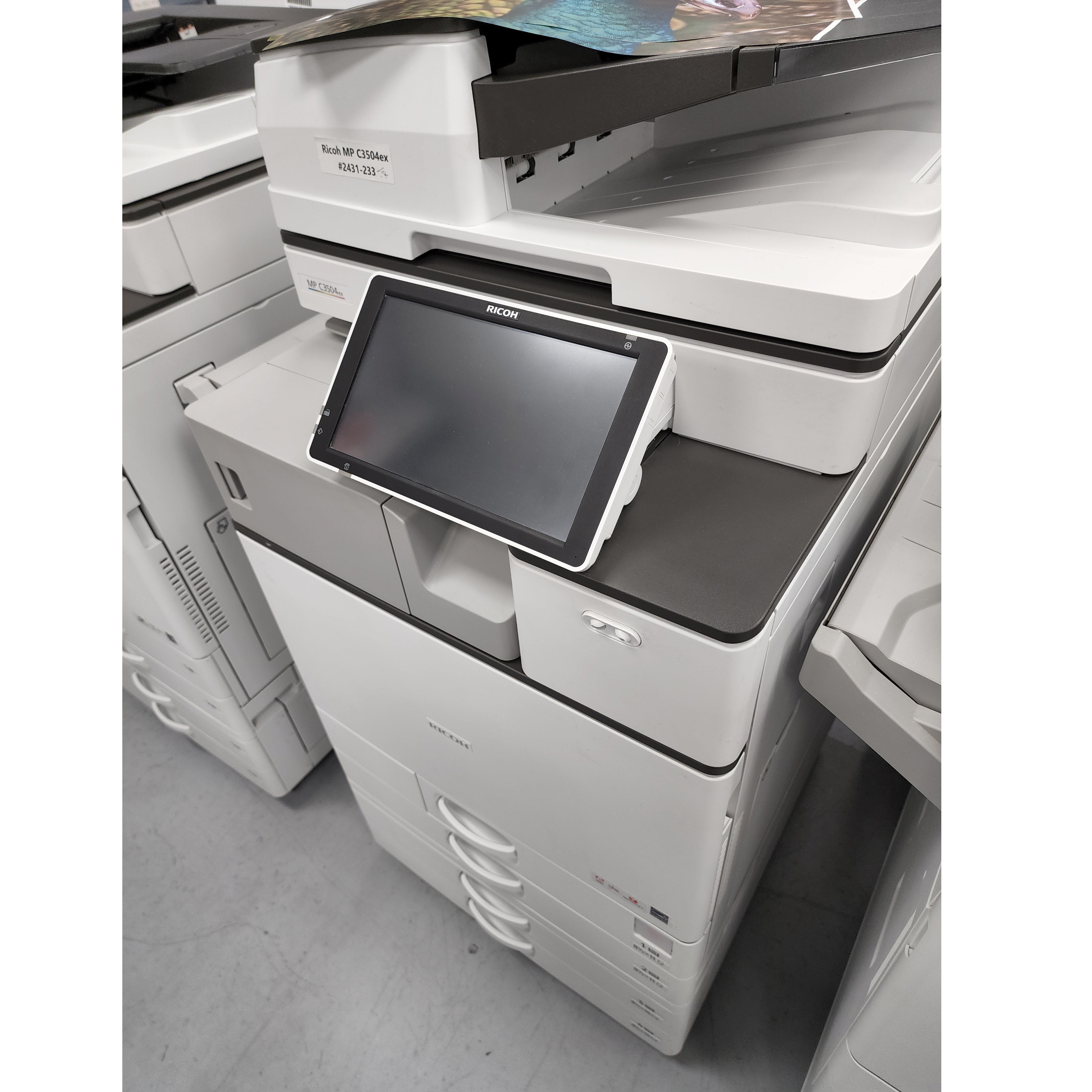 64 Month Ricoh MP C3504EX Office Color Laser Multifunction