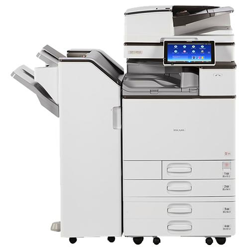 $65/Month Ricoh MP C4504EX 45PPM Office Color Laser Multifunction Printer Copier Scanner, Optional Fax, 11x17, 12x18 With 300GSM, One-Pass-Duplex