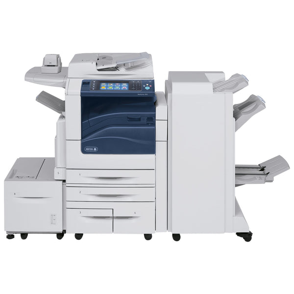 Absolute Toner Xerox WorkCentre 7855 (55 ppm) Color Multifunction Laser Printer With Booklet Maker - $49.95/month Office Copiers In Warehouse