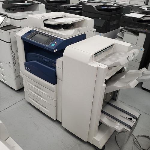 Absolute Toner Xerox WorkCentre 7855 (55 ppm) Color Multifunction Laser Printer With booklet Maker - $49.95/month Office Copiers In Warehouse