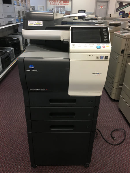 Konica Minolta Bizhub C3350 3350 Color Laser Printer Copier NEWER MODEL REPOSSESSED Only 14k Pages