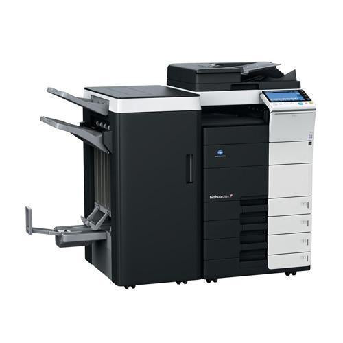 $85/Month Only 605 Page Count Repossessed New Konica Minolta BizHub C554e Color Multifunction Copier - 55ppm, Tabloid, Copy, Print, Scan, DADF, Duplex, 12" x 18", 11" x 17"