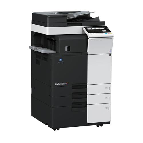 Absolute Toner $ 69/Month Repossessed New with low Page Count Konica Minolta BizHub C554e Color Multifunction Copier - 55ppm, Tabloid, Copy, Print, Scan, DADF, Duplex, 12" x 18", 11" x 17" Showroom Color Copiers