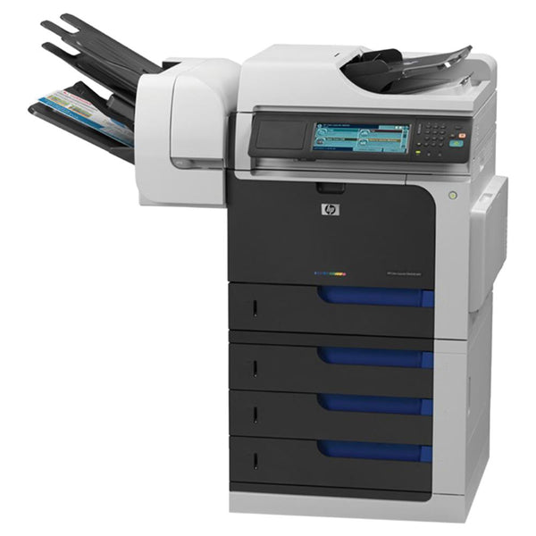Absolute Toner HP Color LaserJet Enterprise CM4540 MFP Color Multifunction Laser Printer, Standup unit 4 Trays, Finisher/Stapler For Office Showroom Color Copiers