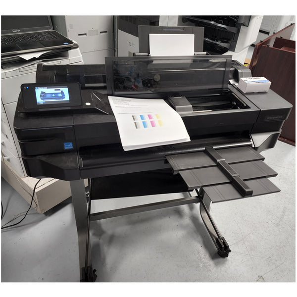 $25/Month HP REPOSSESSED DesignJet T520 Large Wide Format Color Wireless Inkjet ePrinter With Web Connectivity For Drawing