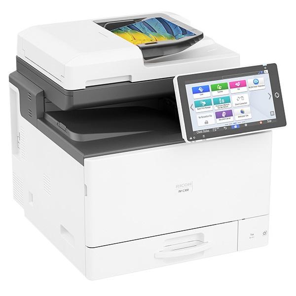 Absolute Toner Copy of Ricoh IM C300F (Meter Only 1k Pages) Color Laser Multifunction Printer Copier Scanner Facsimile For Office - $39.99/Month Showroom Color Copiers