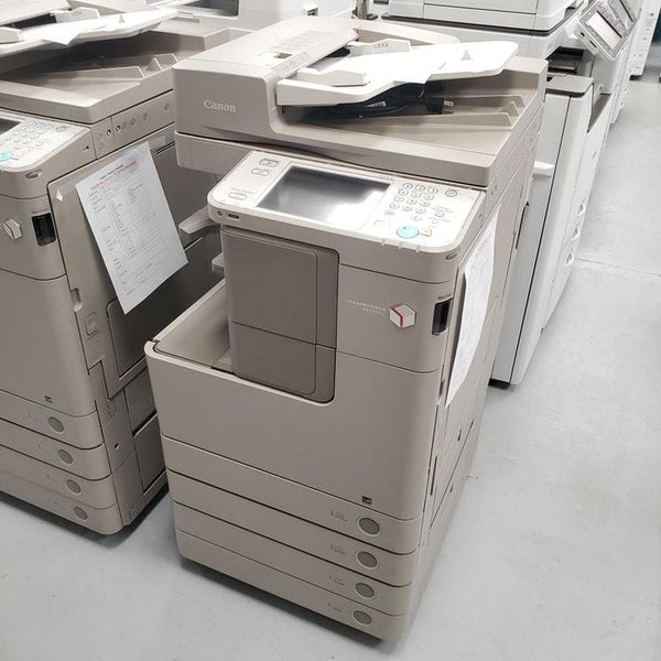 Absolute Toner Canon imageRUNNER ADVANCE 4045 (IRA 4045) Monochrome Multifunction Laser Printer, Copier, Scanner With Finisher, Stapler, 4 Paper Cassettes, LCD, 11x17 - $33/Month Showroom Monochrome Copiers