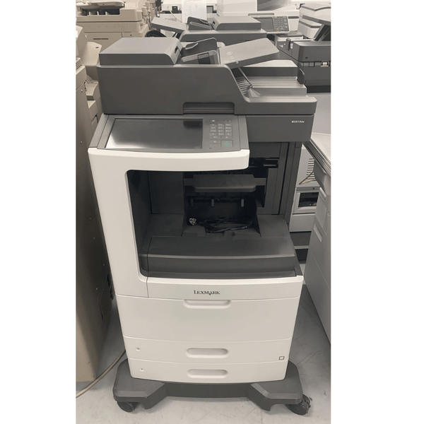 Absolute Toner Lexmark MX810de Black & White Full-Size High-Speed Multifunction Laser Printer, Copier, Scanner & Fax For Business | Monochrome Laser Printer Showroom Monochrome Copiers