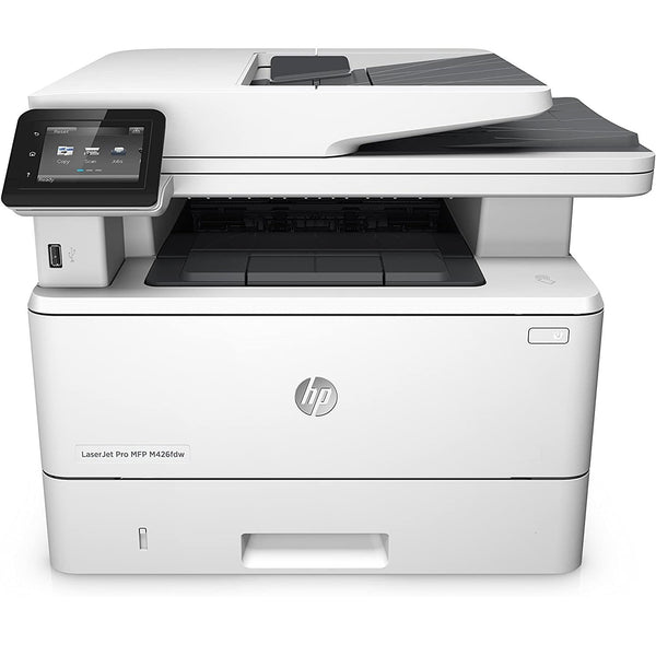 Absolute Toner HP LaserJet Pro M426fdw B/W Monochrome Multifunction Wireless Laser Printer Copier Scanner With 2 Paper Cassette (F6W15A) Showroom Monochrome Copiers