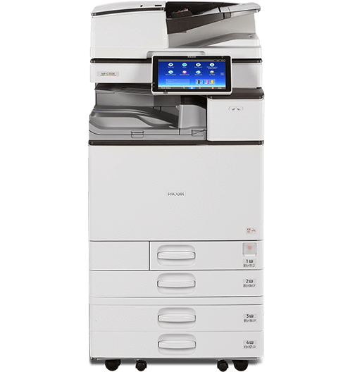 Absolute Toner $66.88/month High Speed Ricoh Aficio MP C3004 Color Multifunction Office Printer Copier Scanner 11x17, 12x18, 300gsm Showroom Color Copiers