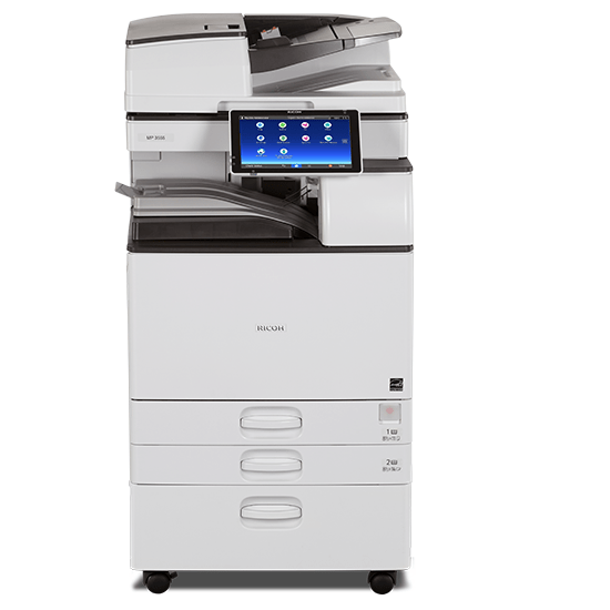 Absolute Toner $49/Month Ricoh MP 2555 Monochrome Laser Multifunction Copier Printer Scanner Showroom Monochrome Copiers