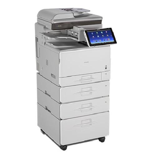 Absolute Toner Ricoh MP C306 Color Multifunction Laser Printer Copier Scanner With Large LCD Touch Screen For Office Showroom Color Copiers