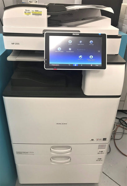 Absolute Toner New Repossesseed Ricoh MP 2555 Monochrome Multifunction Printer Copier Color Scanner 11x17 Warehouse Copier
