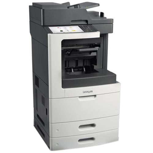 Absolute Toner Lexmark MX810de Black & White Full Size High-Speed Multifunction Laser Printer, 2 Tray + Bypass, Duplex For Office  $45/Month Showroom Monochrome Copiers