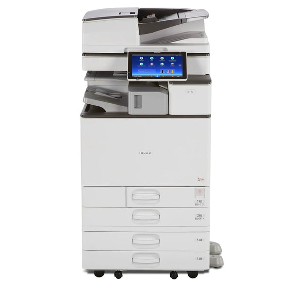 Ricoh MP C2004 Color Multifunction Office Laser Printer Copier Scanner, 11x17 12x18 With Duplex Feeder And 1200 x 1200 DPI Print Resolution - Only 34k Pages