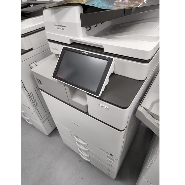 $89/Month Ricoh MP C3504EX 35PPM Used Office Commercial Color Laser Multifunction Printer Machine | Copy, Scan, Optional Fax With 1200 x 1200 DPI Print Resolution
