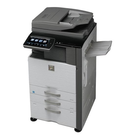 Absolute Toner Sharp MX 2640 Color Multifunction Copier Laser Printer Scanner With 4 Paper Cassettes, Large LCD, Bypass, 11x17 For office - $39.95/month Showroom Color Copiers