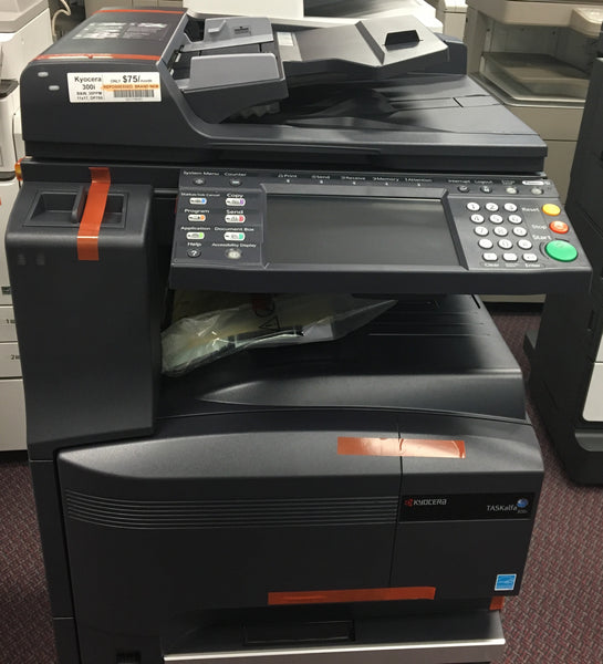 Pre-owned Kyocera TASKalfa 300i Monochrome Copier Printer Color Scanner 11x 17 Brand New REPOSSESSED