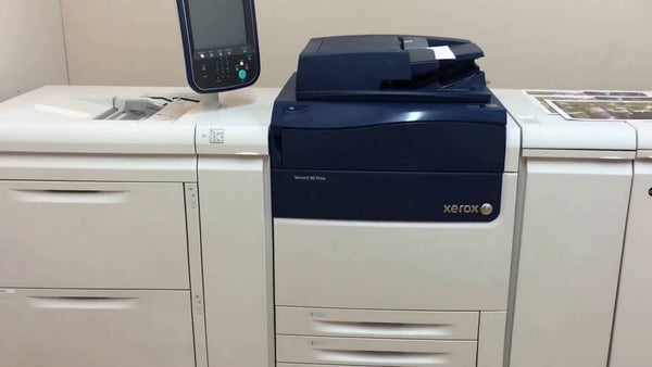 Absolute Toner From $251/Month VERY LOW COUNT from 177K - Xerox Versant 80 Press color Production printer copier 350gsm (16pt.) 13x19 Booklet, LCT, Fiery 80 ppm Showroom Color Copiers