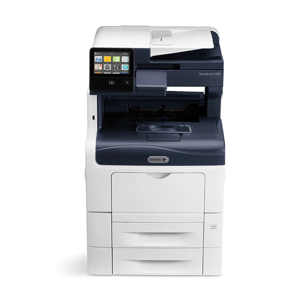$98.63/Month EXTREMELY LOW PAGE COUNT Repossessed Xerox VersaLink C405 df With Dual Cassette(2) Multifunction Office Colour Laser Printer/Copier/Scanner/Fax With Postscript