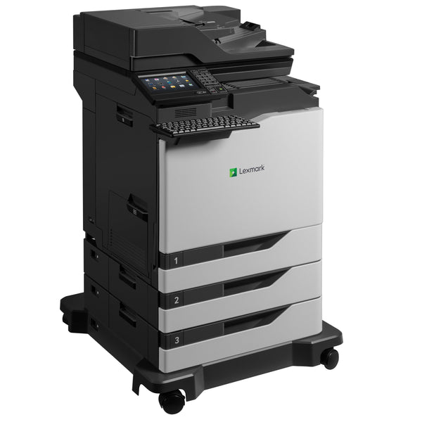 Absolute Toner $119.95/Month Lexmark XC8160 Color Multifunction Laser Printer Copier Scanner With Internal Finishing For Office Use Showroom Color Copiers
