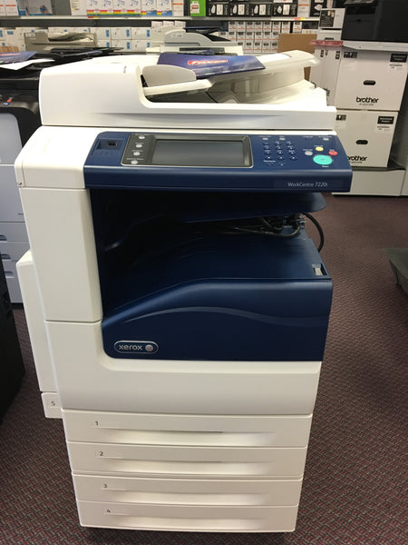 Pre-owned Xerox WorkCentre 7220 WC 7220i Color Multifunction Printer Copier Scanner 11x17