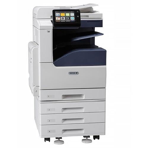 Absolute Toner Xerox Versalink C7025 Color Multifunction Laser Printer Copier Scanner With 4 Paper Cassettes, Large LCD, Bypass, 11x17 For Office Showroom Color Copiers