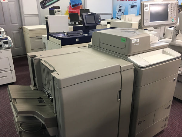 Absolute Toner Pre-owned Canon imageRUNNER ADVANCE C9065 Pro Color Copier Booklet Maker REPOSSESSED Office Copiers In Warehouse