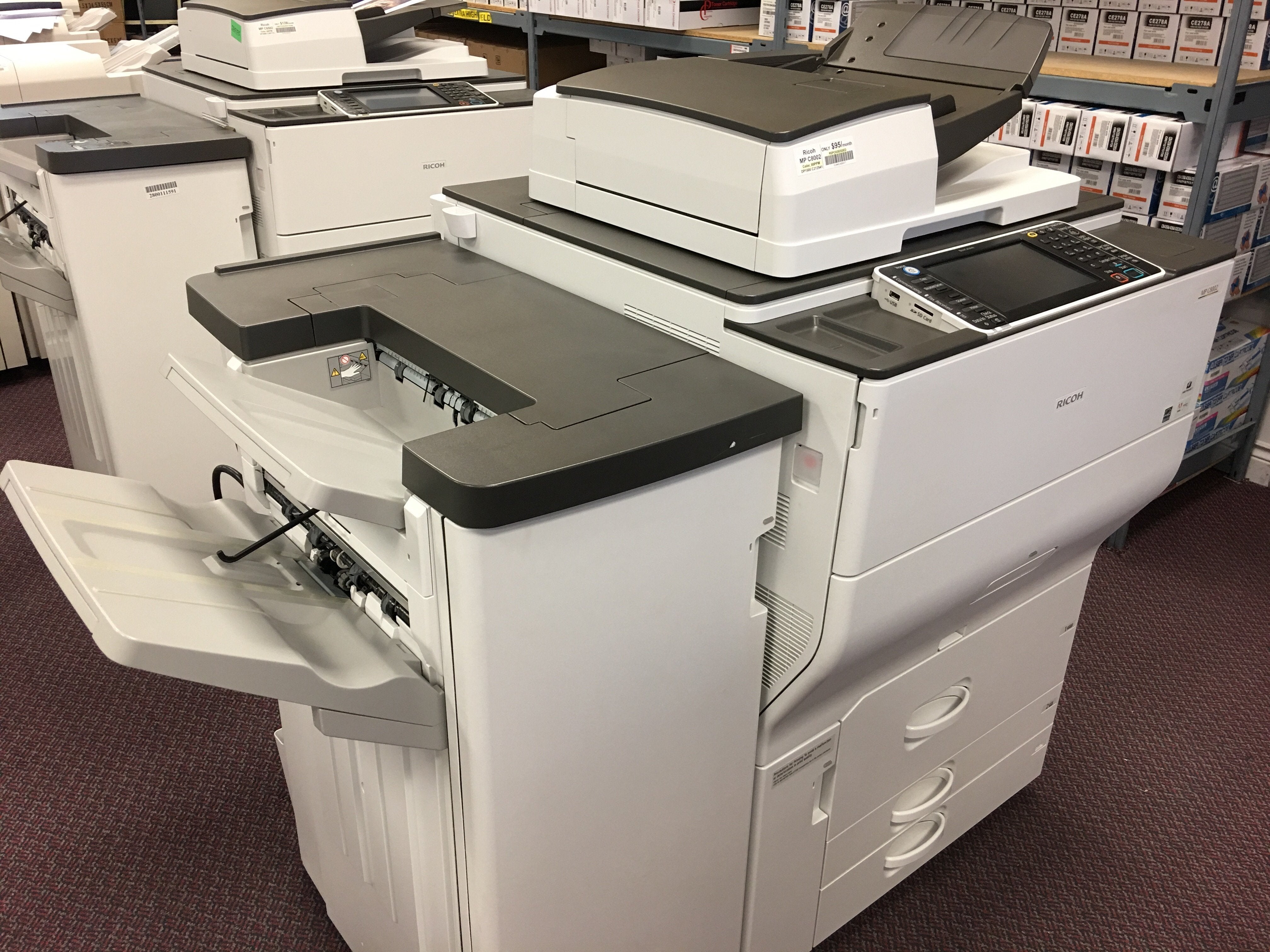 Ricoh MP C8002 80PPM Color Laser Production Printer | Absolute