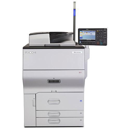 Absolute Toner Pre-owned Ricoh Pro C5100S C5100 5100 Color Laser Production Printer Copier 65PPM with Finisher Showroom Color Copiers