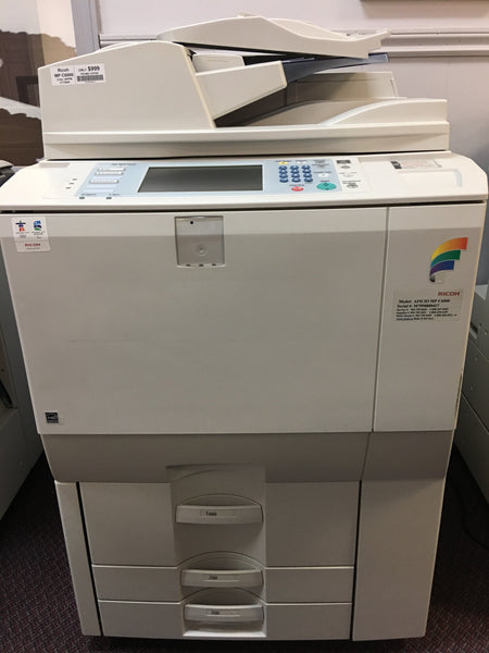 Ricoh Aficio MP C6000 High Speed 60 PPM Color Printer Copier - Great deal for 60PPM copier
